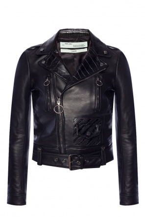 Leather biker jacket, zdjęcie 1 Leather biker jacket od Off White